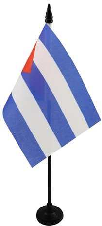 AZ FLAG - Tischflagge Kuba - 15x10 cm - Kubanische Tischfahne 10 x 15 Cm - Flaggen
