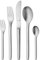 WMF Evoque Besteck Set 12 Personen, Essbesteck 60 teilig Hohlheftmesser, Cromargan Protect mattiert, kratzbeständig, spülmaschinenfest