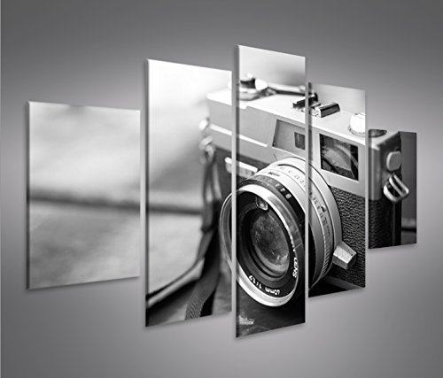 islandburner Bild Bilder auf Leinwand Alte Kamera Fotoapparat Wie Leica MF XXL Poster Leinwandbild Wandbild Dekoartikel Wohnzimmer Marke