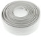 Cavo piatto per altoparlante, 2 x 4,0 mm², colore bianco, lunghezza 50 m, cavo audio CCA (alluminio rivestito in rame)