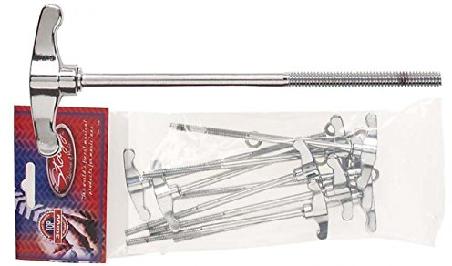Stagg 12013 2C-HP 115 mm Bass Drum Tension Bolts with Handles (Pack of 10)