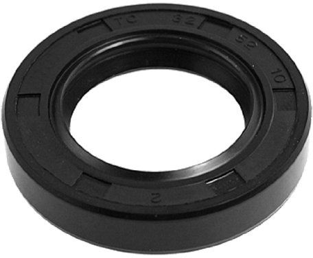 sourcing map Steel Spring Double Lip 32 x 52 x 10mm Rotary Axle TC Oil Seal