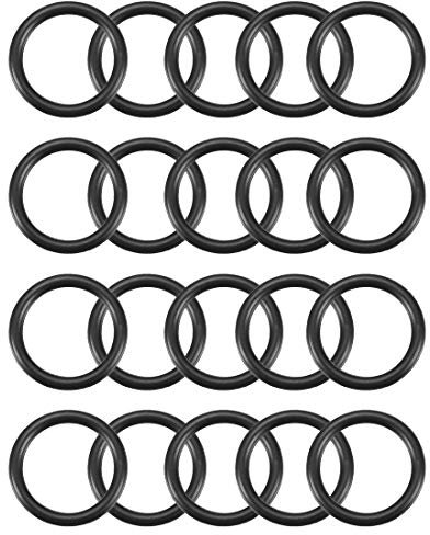 sourcing map 20St Metrische Nitrilkautschuk O-Ringe Dichtung, 17mm AD 13mm ID 2mm Breite
