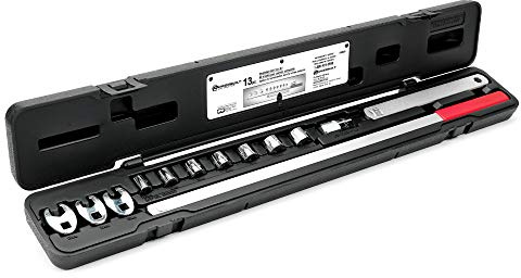 Powerbuilt Serpentine Belt Tool Set, Remove and Install Car Vehicle Serpentine Belts, for Spring-Loaded, Accessories and Storage Case Included - 648629,Silver