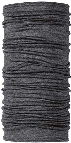 Buff Bandeau multifonction Laine mérinos, Femme, gris, taille unique
