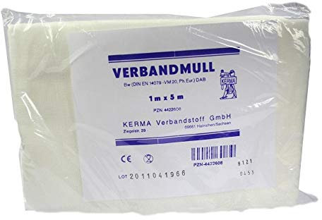 VERBANDMULL 1x5 m unsteril 1 St