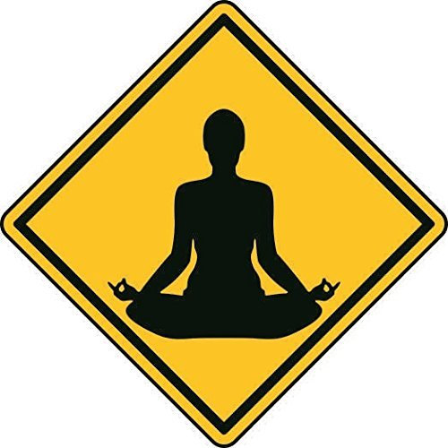 U24 Aufkleber Vorsicht Yoga Autoaufkleber Sticker