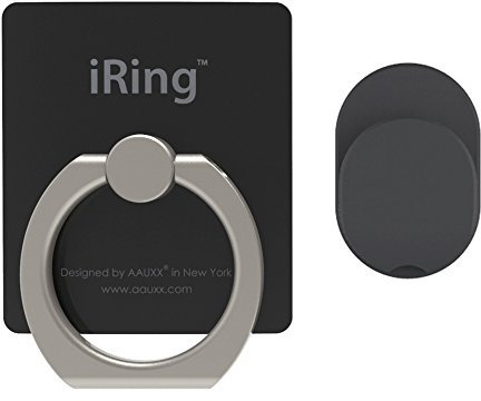 iRing, AAUXX - Ensemble Haut de Gamme : Maintien sécurisé et Fonction Support pour Smartphones et tablettes, avec Le Support Le Plus Simple pour Smartphones.
