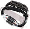 OXFORD Cerradura para Casco de Motocicleta Negra Lidlock OX623, Unisex_Adulto, Talla única