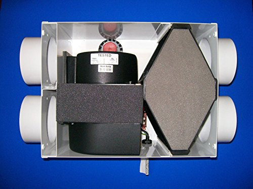 HR100R Heat Recovery Fan Heat Exchanger Ventilation Condensation - Vent Axia (+ Trickle and Boost Switch)