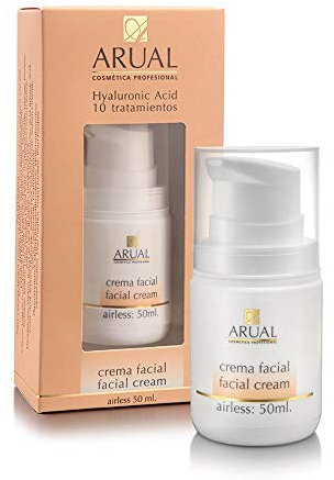 ARUAL Ácido Hialurónico Crema Facial, 10 tratamientos 50 Mililitros