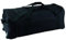 Reisetasche Trolley faltbar 2 Leichtlauf Skaterrollen schwarz ca 1,3kg Trolleytasche verstell & Abnehmbarer Schultergurt mit Schulterpolster