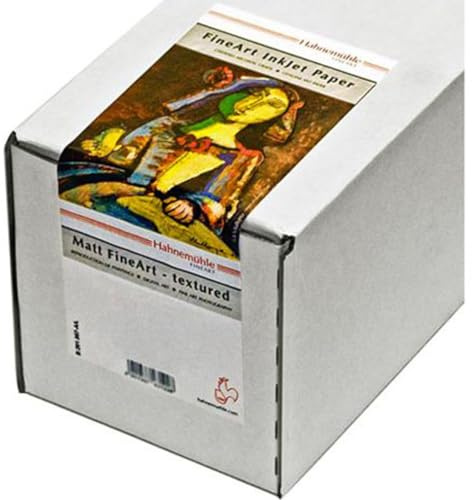 Hahnemühle 10643403 Digital FineArt Museum Etching Papier, 350 g/m², 17 Zoll Rolle, 432 mm x 12 m, naturweiß