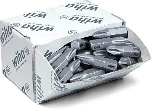 Wiha Bit Set Standard 25 mm Phillips (PH2) 50-tlg. 1/4 in Großpackung (08048)