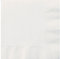 Papierservietten - 16,5 cm - Weiß - Packung mit 20 Stück