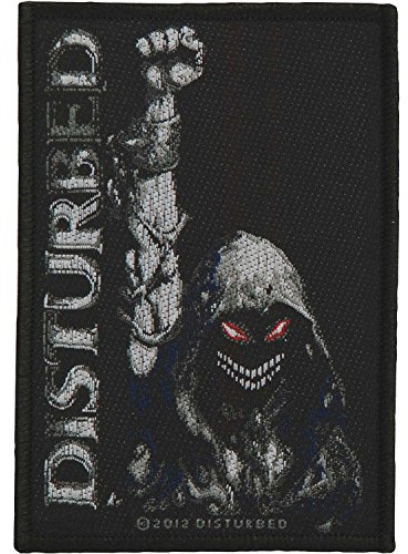 Disturbed Eyes None Patch Standard 100% Polyester Band-Merch, Bands