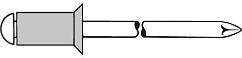 Gesipa Blindniete alu/stahl Senkkopf, 3 x 10 mm, 500 Stück