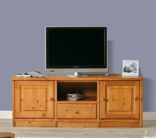 Arredamenti Rustici Meuble TV en pin Massif-Brut
