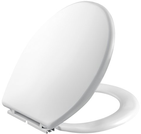 Negrari 1100 Sedile WC Universale Atlantic in Resina Infrangibile, Bianco, 650 g