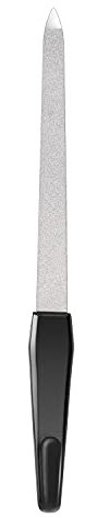 Haryali London Metal Nail Files Professional Nail File for Shaping Styling Natural, Gel & Acrylic Nails, Double Sided Diamond Nail File for Women and Men, Nails Accessories Tools for Home & Salon Use