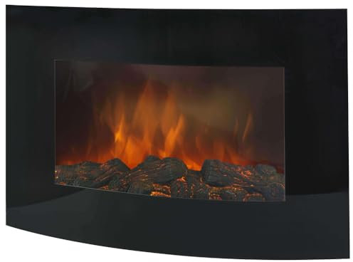 Eurom ac Valencia Wall-mountable Fireplace Elektro Schwarz