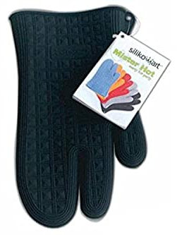 Silikomart | Mister Hot Ofenhandschuh aus Silikon, Farbe Schwarz, Maße 250 x 168 mm,