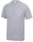 Just Cool Mens Performance Plain T-Shirt (L) (Heather Grey)