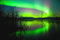 1art1 Polarlichter Polarlicht Spiegelt Sich Im See Selbstklebende Fototapete Poster-Tapete 180x120 cm