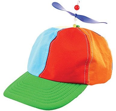 Adults Clown Helicopter Hat