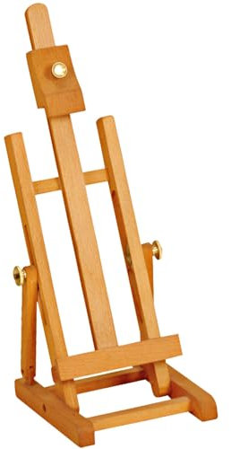 H 34 cm buche, Verstellbarer Tisch-Staffelei