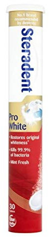 Steradent Pro 3 in 1 Tablets - Pack of 30, Total 180