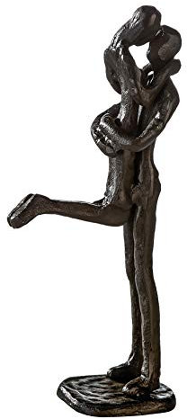 Casablanca - Design-Skulptur Kissing - Kuss - aus Eisen - Höhe 19 cm