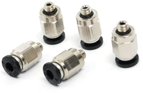 sourcingmap pneumatique Air Tube 4 mm Push Dans connecteur Raccords Lot de 5