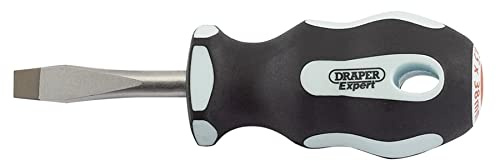 Draper 34977 Expert Plain Slot Soft Grip Parallel Tip Screwdriver, 6.5mm x 38mm