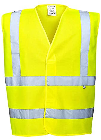 Portwest Fr70 Warnweste, hohe Sichtbarkeit FR Abschluss, FR70YER4X/5X