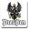This is Sparta Aufkleber Sticker Krieger Kämpfer Helm Blut Spritzer 9x7cm#A4224