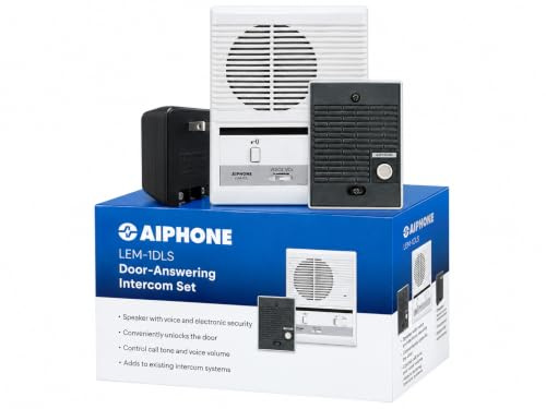 Aiphone LEM-1DLS Single-Door Access Sentry System Starter Kit with One Master Intercom by Aiphone