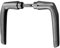 Alberts 412661 Türdrücker | Aluminium | silberfarbig eloxiert | für Schlosskasten 50 - 60 mm | Breite 115 mm | 2er Set
