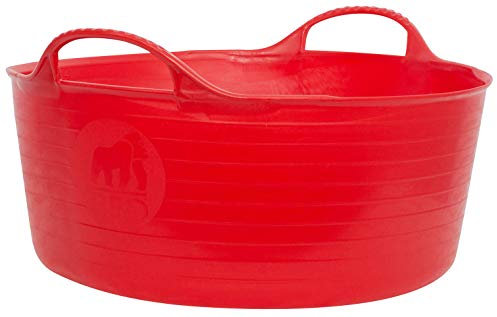 Red Gorilla Tubtrug Flexible Mini Flach Rot, Clear, Unisex