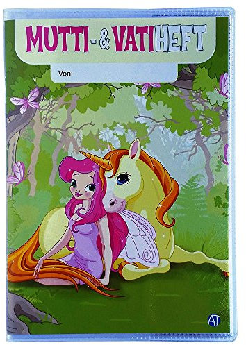 Muttiheft / Vatiheft Einhorn / DIN A6 / 48 Seiten / mit Heftumschlag