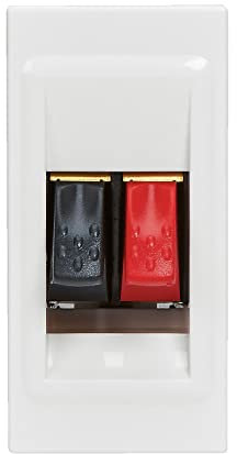 Legrand - Prise haut-parleur Mosaic 1 module - blanc