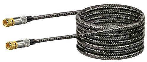 SCHWAIGER -KVCHD50 532- SAT-Empfängerkabel/ 5 m Anschlusskabel/ 110 dB/Bild- und Tonübertragung/konfektioniert/ 75 Ohm/F-Stecker > F-Stecker/weiß