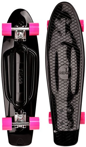 Ridge Skateboards Recycled 27 Cruiser Nickel Board, 69cm, EU-hergestelltes Skateboard, Komplett