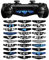 eXtremeRate 30 Stück Light Bar Stickers Decal Aufkleber Sticker Licht Bar Abziehbild für ps4,für ps4 Pro,für ps4 Slim Controller