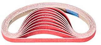 PFERD 799420 Kurzbander BA, Ausführung Keramikkorn Co-Cool, 120 Korngröße, 330mm x 10mm, 100 Stück