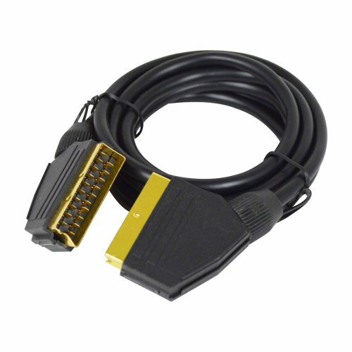 Status S2MGPSCART1PK6 Câble péritel 21 broches Plaqué or 7 mm 2 m