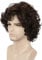 Yuehong Kurze Lockige Mode Herren Braune Perücke Anime Cosplay Haare Hitzebeständige Kunstfaser Perücke Durable Atmungsaktive