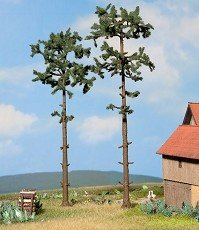 NOCH Kiefer, realistischer Baum mit natürlicher Beflockung, 15 cm hoch für die Spurweiten H0, TT und N