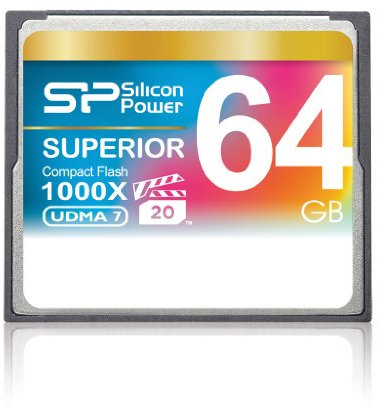 Silicon Power CompactFlash SPO64GBCFC1K0V10 64 GB Card
