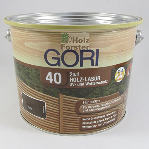 Gori 40 UV- und Wetterschutz Holzlasur 2in1 7805 Eiche, 2,50 Liter